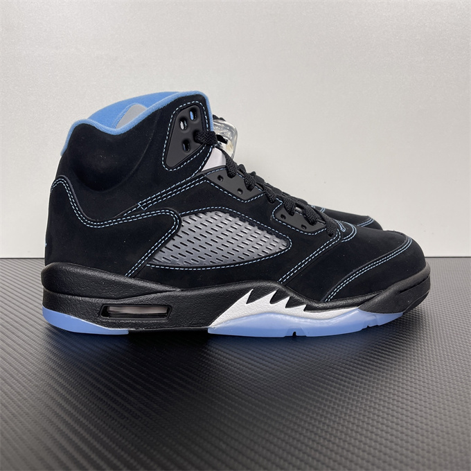 air jordan 5 retro university blue high-top basketball sneakers